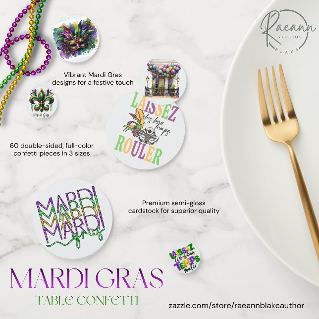 Custom Mardi Gras Table Confetti Konfetti (Von Creator hochgeladen)