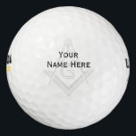 Custom Masonic Golf Ball Briefmarke | Freemason Ge<br><div class="desc">Auf dem Weg zum Golfplatz und woll, eine individuelle Massagogall-Briefmarke für Ihre Bälle zu haben? Diese individuelle Name-Golfbälle machen für sich selbst oder einen anderen Lodge-Bruder tolle Freimaurergeschenke! Fügen Sie einfach Ihren eigenen personalisierten Text über das Quadrat und das Kompass Logo der Freimaurerei-Design. Kategorie: personalisierte, einmalige Geschenke, mauer Weihnachtsgeschenke und...</div>