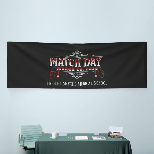 Custom Match Day 2026 Medizinische Assistenzarzt-S Banner (Messeveranstaltung)