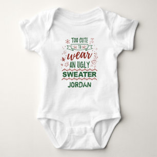 Custom Matching Family Weihnachtsfeiertag Baby Strampler