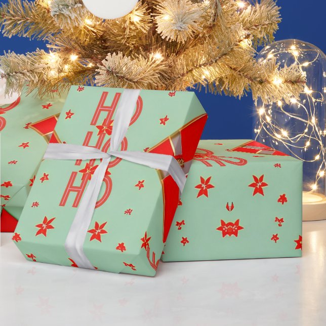 Custom Matte Vintage Weihnachtswrapping Papier Geschenkpapier (Feiertage)