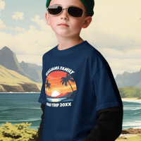 Custom Maui Trip Cool Sunrise Palm Tree Kinder