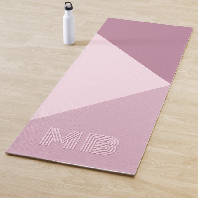 Custom Mauve Taupe Dusty Rose Blush Pink gefärbt Yogamatte (Beispiel)