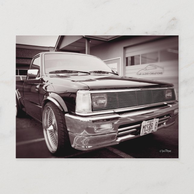 Custom Mazda Lieferwagen Postkarte (Vorderseite)