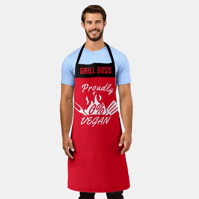 Custom Meat Lover Schürze, Funny GRILLEN Grill Koc Schürze (Getragen)