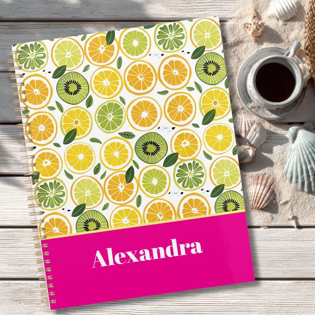 Custom Mediterranean Lemon Pattern Planner Planer (Von Creator hochgeladen)
