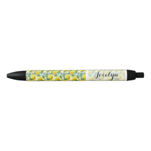 Custom Mediterranean Summer Lemon Fruchtmuster Kugelschreiber