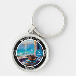 Custom Meilenstein in Erholung Geschenk - Ocean Vi Schlüsselanhänger