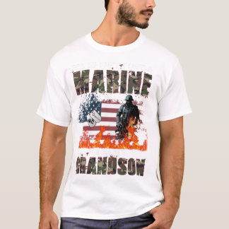 Custom Mein Enkel ist ein marinerisches Proud-Oma T-Shirt