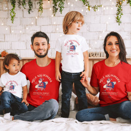 Custom Mele Kalikimaka Santa Hawaiian Weihnachten T-Shirt