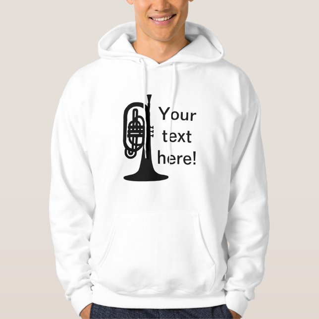 Custom Mellophone Hoodie (Vorderseite)
