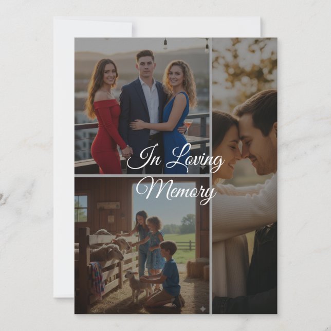 Custom Memory Photo Flat Card – Personalized Keeps (Vorderseite)