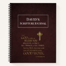 Custom Men's Scripture Journal