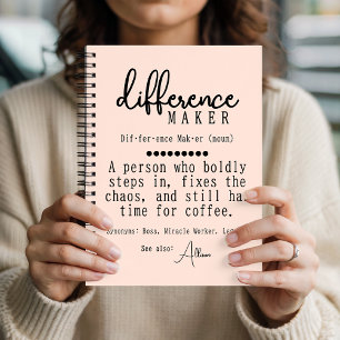 Custom Mentor Apprecision Journal, Boss Geschenk Notizbuch