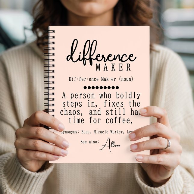 Custom Mentor Apprecision Journal, Boss Geschenk Notizbuch (Custom Recognition Diary for Nurses, Teachers, and Team Leaders)