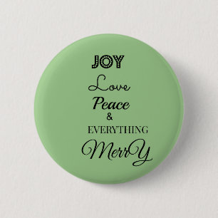 Custom Mercury Christmas Holiday Pinback Buttons