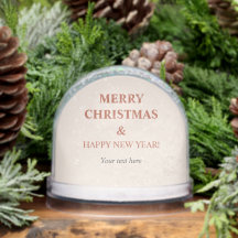 Custom Merry Christmas And Happy New Year