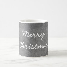 Custom Merry Christmas Chalkboard Typografie Kaffeetasse