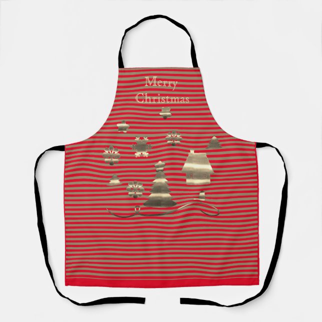 Custom Merry Christmas Schürze (Vorderseite)