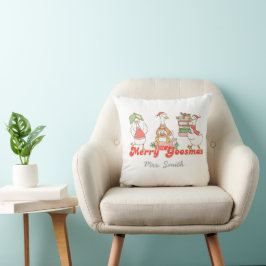 Custom Merry Goosemas Pillow Kissen
