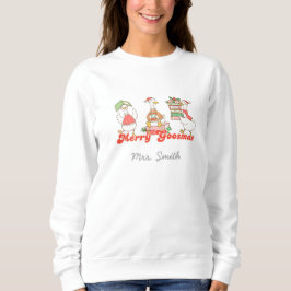Custom Merry Goosemas Sweatshirt
