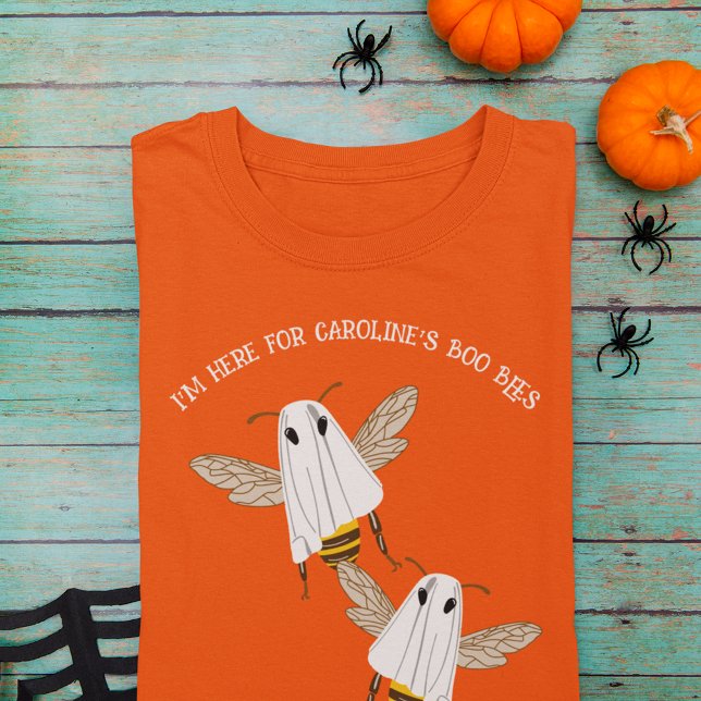 Custom Message Boo Bees Halloween Graphic T-Shirt (Von Creator hochgeladen)