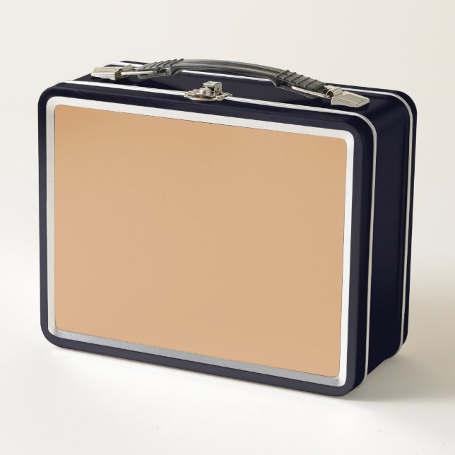 Custom Metal Lunchbox - Design für warmen Sand (Vorderseite)