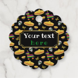 Custom Mexican Fiesta & Día de Muertos Geschenkanhänger