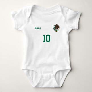 Custom Mexico Outfit with Name & Number Baby Strampler