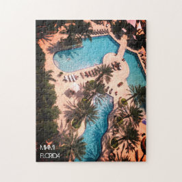 Custom Miami Beach FL Good Vibes and Palms Adults