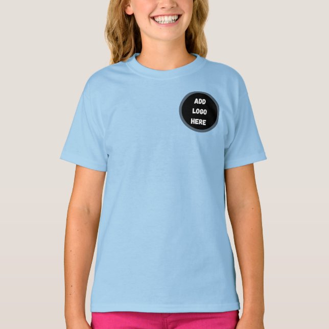 Custom minimal Design Add Photo or Text T-Shirt (Vorderseite)