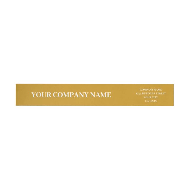 Custom Minimalist Trendy Mustard Yellow Business (Person)