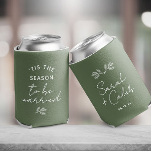 Custom Minimalistisch Christmas Wedding Guest Fevo Dosenkühler