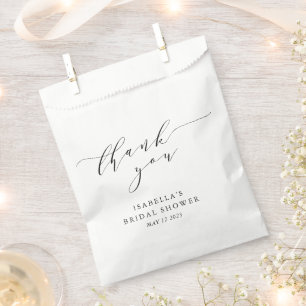 Custom Minimalistisch Schwarz-weiß Dusche Vielen D Geschenktütchen