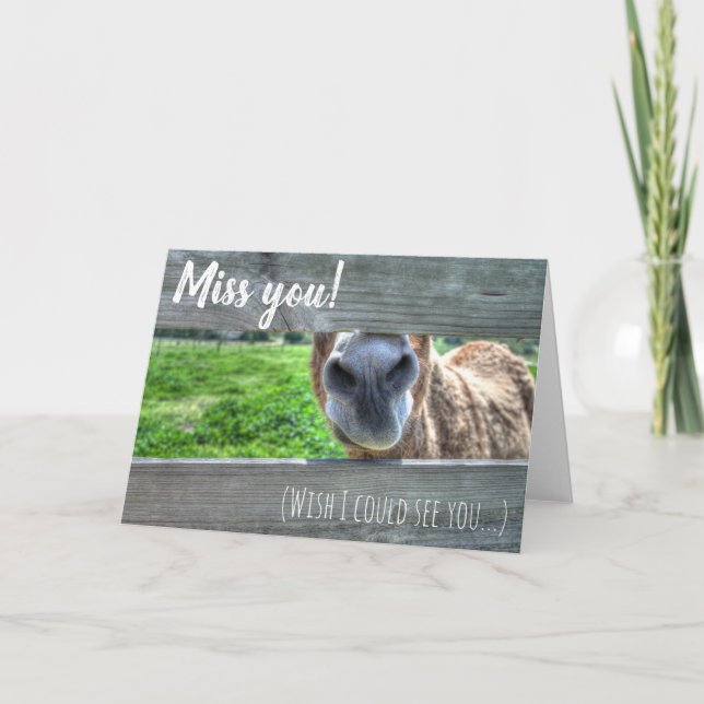 Custom Miss Sie wollen, ich könnte sehen, Sie leer Karte (Vorderseite)