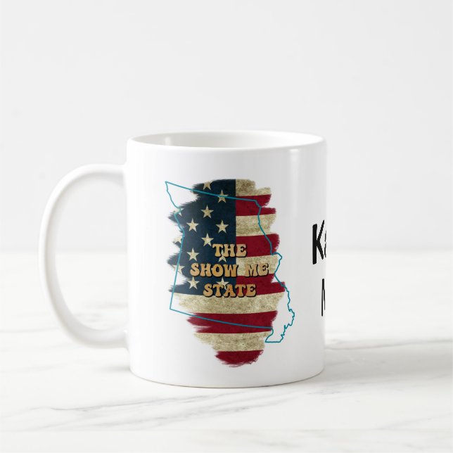 Custom Missouri Staat Kaffeemaschine Tasse (Links)