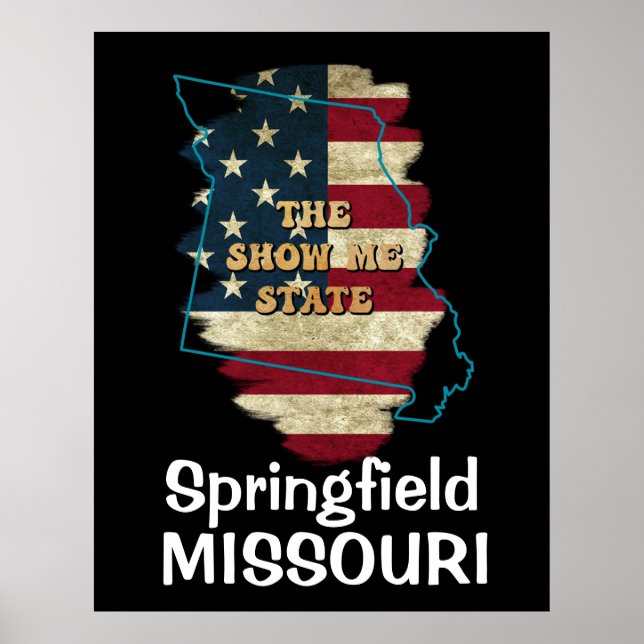 Custom Missouri Staat Poster (Vorne)