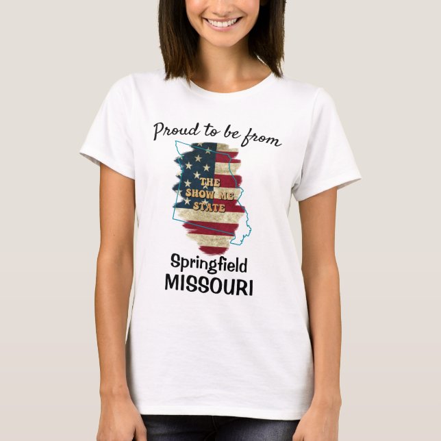 Custom Missouri Staat T - Shirt (Vorderseite)