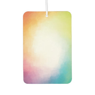 Custom Modern Abstrakt Art Pink Red Blue Green Autolufterfrischer