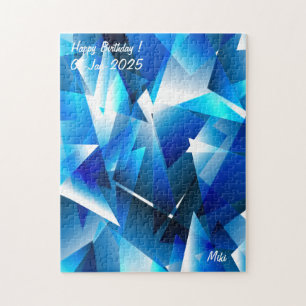 Custom Modern Artistic Colority Abstrakt Blue