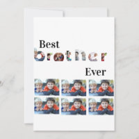 Custom Modern Best Brother aller 13 Jahre FotoColl