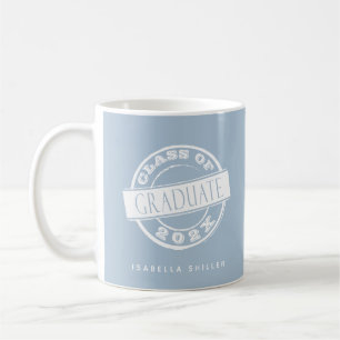 Custom Modern Dusty Blue Kaffeetasse