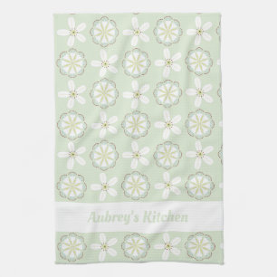 Custom Modern Floral Kitchtuch Geschirrtuch