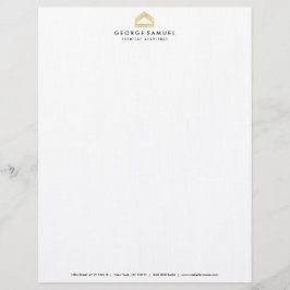 Custom Modern Home Design | Abstract Logo Briefbogen