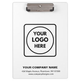 Custom Modern Minimalist Logo clipboard Klemmbrett