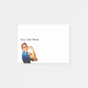 Custom Modern Rosie The Riveter Notes Post-it Klebezettel