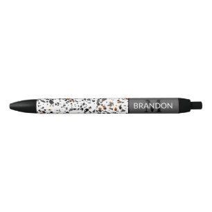 Custom Moderne Aquamarin Grau braun Schwarzes Terr Kugelschreiber