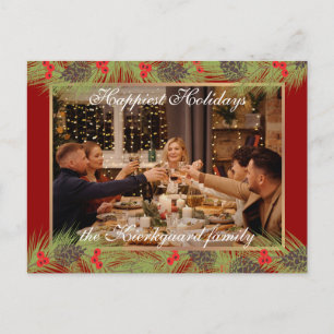 Custom Moderne klassische Chic die glücklichste Ur Postkarte