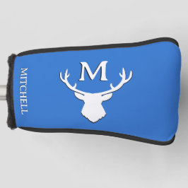 Custom Monogram Antler Golf Headcover