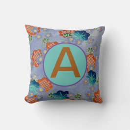 CUSTOM MONOGRAM JAPANESE PATTERN Kissen Kissen